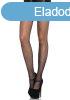  728291 FISHNET STOCKING W/VINYL TOP O/S BLK 