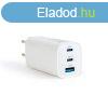 Hlzati Adapter USB + Type-C PD45W gyorstltssel - fehr