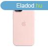 Apple iPhone 14 Plus Silicone Case with MagSafe, chalk pink