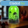 Halloween-i LED dekor - zld - 3 x AAA - 8 x 12,5 cm