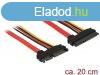 DeLock Extension SATA 6 Gb/s 22 pin plug > SATA 22 pin re