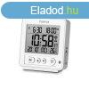 Hama Rhodes Digital Radio Alarm Clock LCD White