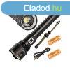 Katonai nagy teljestmny zseblmpa Cree XHP160 LED-del