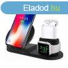 3in1 Qi tlt lloms - Apple iPhone, Watch, Apple Airpods -