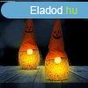 Halloween-i LED-es man - poliszter - 20 cm - 2 fle