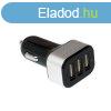 Logilink PA0082 3-port USB Car Charger 25,5W Black