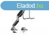 EQuip 17"-32" Dual Monitor Desk Mount Bracket Blac