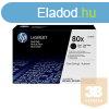 HP Toner LJ CF280XD, duplacsomag 2x6900/oldal, fekete