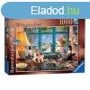 Puzzle 1000 db - A puzzle kirak asztala