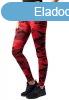 Urban Classics ni leggings, red camo