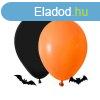 Halloween lufi szett fekete narancssrga 20 darab