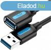 Vention USB-A 3.0/M -> USB-A 3.0/F, (hosszabbt,PVC), 1,