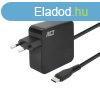 ACT USB-C laptop wall charger 65W with Power Delivery profil