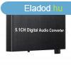 192 kHz-es DAC 5.1 csatorns digitlis audio konverter dekd