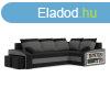 Elgon kinyithat sarokkanap polccal s 2 db puffal, PRO sz