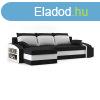 Monviso kinyithat sarokkanap polccal s 2 db puffal, unive