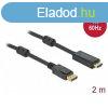 DELOCK kbel DisplayPort 1.2 > HDMI 4K 60Hz aktv 2m