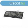 Hama KC-550 Illuminated LED USB Keyboard Black HU