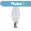 LED izzó 5.5W E14 C37 Gyertya 6400K CRI95+ (V-TAC)