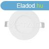 3W LED Premium Panel, kerek forma 4000K (V-TAC)
