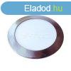 24W LED Keskeny panel szatn nikkel kerek Termszetes fehr 