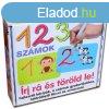 Írj rá és töröld le! - 1,2,3 Számok fejlesztő játék