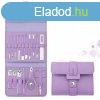 Manikr s pedikr kszlet (16 db) - Lila