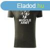 DRAGOWA fitness pl muscle army team, oliv 180g/m2