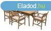 Teak kerti elrendezs WINSTON 1+6