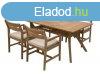 Teak kerti elrendezés WINSTON 1+4