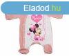 Hosszú ujjú elöl patentos rugdalózó Minnie egér mintával