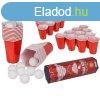 Beer Pong hatszglet manyag pohr szett labdkkal