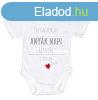 Rövid ujjú Anyák napi baba body