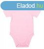 Egyszínű, rövid ujjú baba body
