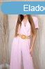 Elegns jumpsuit dekoratv vvel, modell 5877 vilgos rzsas