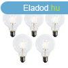 5 db E27 Dimmelhet LED izz G95 5W 450lm 2700K