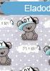 Flanel sznes,mints pelenka - It&#039;s a Boy ! szrke