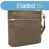Travelon Válltáska lopásgátló barna táska Tailored Slim