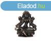 Tara réz szobor (fekete), kb. 10 cm - Bodhi