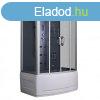 Emilia 85x135 cm hidromasszzs kdkabin elektronikval Black