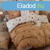 7 rszes csillagos gynemhuzat, Barna-fehr AB107-1