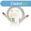 Nedis Cat6 patch kbel, szrke, aranyozott rintkezk, 10/10