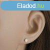 14K arany flbeval kis virggal s begyazott cirknikkal