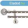 Landhouse 19mm bels csszs dupla fm karnis inox Moon vg