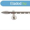 Landhouse 19mm belső csúszású fém karnis inox Bullet véggel