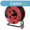 EMOS P08250, Kltri kbeldob 50 m / 4 aljzat / fekete / gum