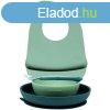 NATTOU Szilikon étkészlet előkével 4 db-os zöld BPA mentes