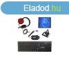 5in1 Gamer szett, billentyzet, egr, fejhallgat,egrpad, t
