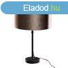 Asztali lmpa fekete brsony lmpabrval, zld, 35 cm - Par
