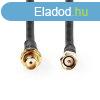 Nedis SMA kbel apa | anya | Aranyozott | 50 Ohm | Ketts r